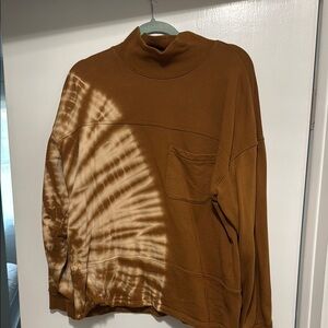 Madewell Rust Tie-Dye Sweater
